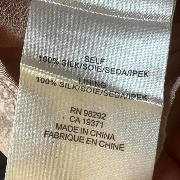 100% Silk Tibi Rose Pink Cami Size 00 Original Price $275 Feminine Boho Fairy - Picture 7 of 8